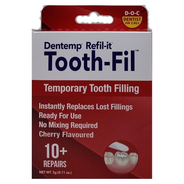 Dentemp RefilIt ToothFil Temporary Tooth Filling 10+ Repairs Ferris