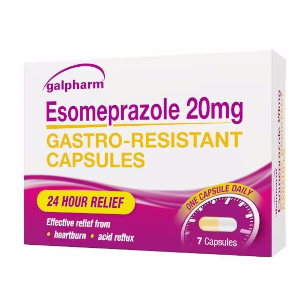 Galpharm Esomeprazole 20mg 7 GastroResistant Capsules Ferris Chemist
