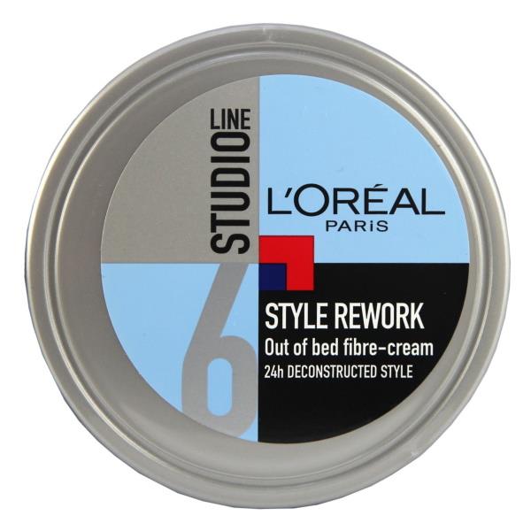 L'oreal Studio Line Style Rework Out Of Bed Fibre Cream 150ml – Ferris ...
